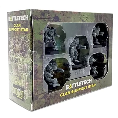 Bild av Catalyst Game Labs BattleTech Clan Support Star Miniature English Version
