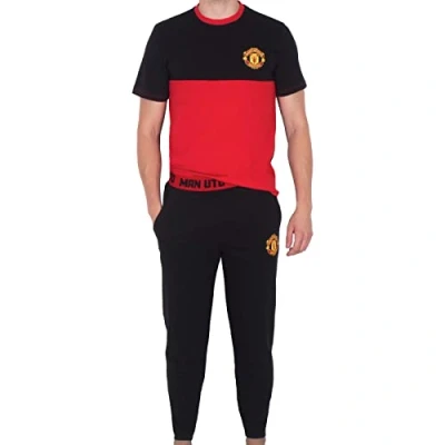 Bild av Manchester United FC Official Långt pyjamas set herr premium supporterpryl XXL