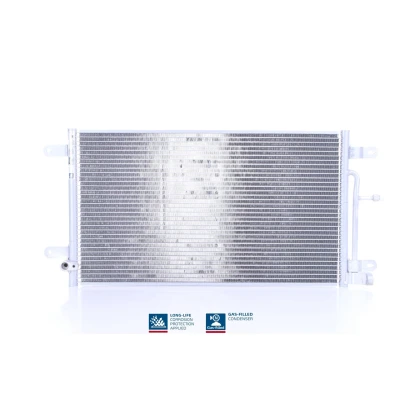 Bild av NISSENS 940694 Condenseur De Clim sans déshydrateur Aluminium 607 R 134a AUDI: A4 B7 Avant, Berline, B6/B7 Cabriolet