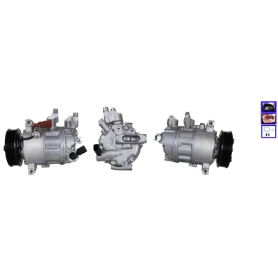 Bild av LUCAS ACP01348 Compresseur De Climatisation PAG 46 YF 1234yf avec joints VOLKSWAGEN: Golf 7, Transporter 6, Passat B8 Variant