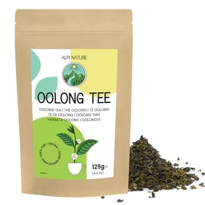 Bild av Alpi Nature Oolong te 125g från Nature, lösa blad, torkade hela teblad för att tillaga kinesiskt