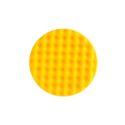 Bild av Mirka polersvamp Ø150mm x 25mm / gul våfflad/för efterbehandling och polering/för Polarshine poleringsmedel 1 pack