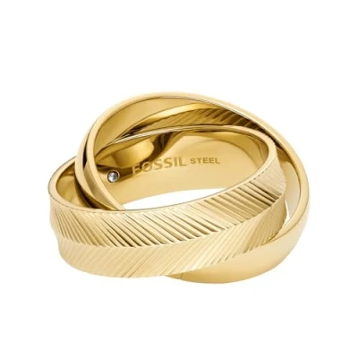 Bild av Fossil Harlow Ringar goldcoloured, Storlek: 52, Gold coloured