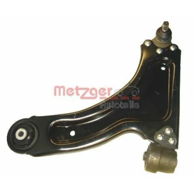 Bild av METZGER 58004901 Bras de suspension avec rotule suspension, support en caoutchouc Essieu avant gauche, inférieur barre oscillant transversal