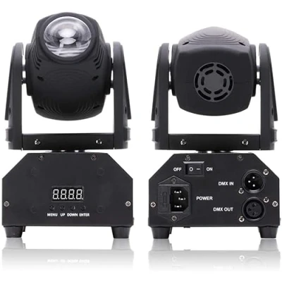 Bild av UKing 30 W LED Moving Head Beams DMX ljus RGBW 11/13 CH discolampa ljuseffekter musikstyrd för DJ disco partyljus klubb bar scenbelysning