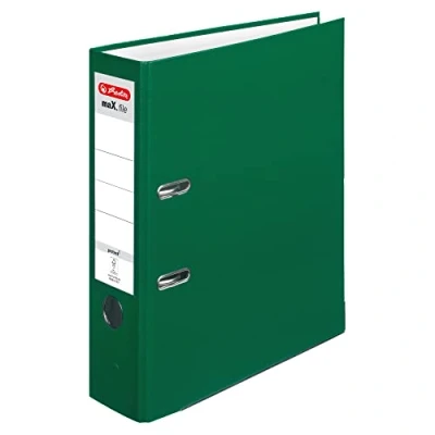 Bild av Herlitz 5480504 Mapp Max.File Protect A4 (8 cm Med Baksida) Grön