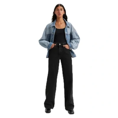 Bild av Levi&#039;s Ribcage WIDE LEG Jeans relaxed fit, Storlek: 24x34, Rosie posie