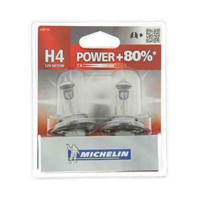Bild av Michelin 008734 Ampoule, projecteur longue portée H4 12V 60/55W P43t Halogène RENAULT: Kangoo II Express, CITROËN: Berlingo Van, DACIA: Logan I MCV