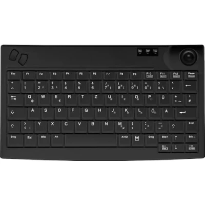Bild av Cherry Active Key AK 440 TU keyboard with trackball QWERTY US black Input Device Tangentbord Amerikansk Engelska Svart