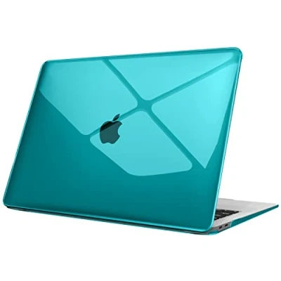 Bild av Fintie fodral kompatibelt med MacBook Air 13 (20182020 version) A2337(M1)/A2179/A1932, ultratunt skyddande i hårdskal snäppfäste, tum retina, mörkcyan