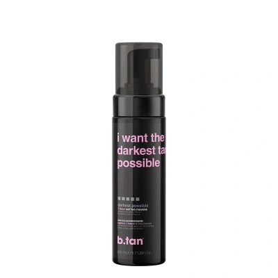 Bild av B.tan and Want the Darkest Tan Possible Mousse autobronzante 200 ml