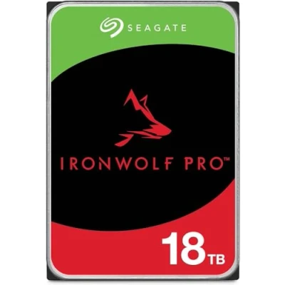 Bild av Seagate IronWolf Pro NAS ST18000NE00 hårddisk 18 TB intern 3,5 tum, SATA3 7200RPM 256 MB cache (renoverad)