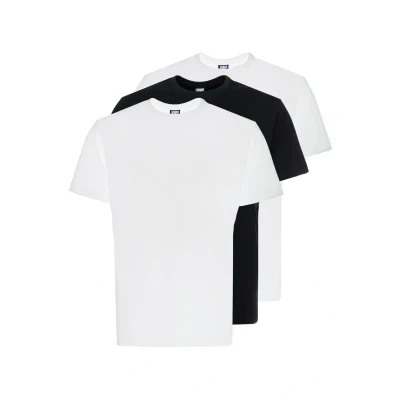 Bild av Urban Classics Basic TEE PLUS SIZE 3 PACK Tshirt bas, Storlek: 3XL, White/white/black