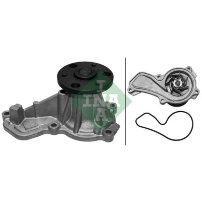 Bild av INA 538 0612 10 Pompe à eau pour système dentrainement courroie trapézoïdale nervures HONDA: CR V 3, 4, ACCORD 7