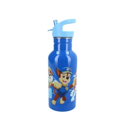 Bild av My sweety pop flaska för pojke Paw Patrol blå rostfritt stål dagis skola semester måltid 22 cm 500 ml hydrering presentidé