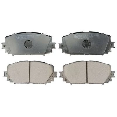 Bild av DENCKERMANN B110959 Jeu de plaquettes frein Essieu avant contact signal d&#039;usure exclu TOYOTA: Yaris II 3/5 portes, III portes