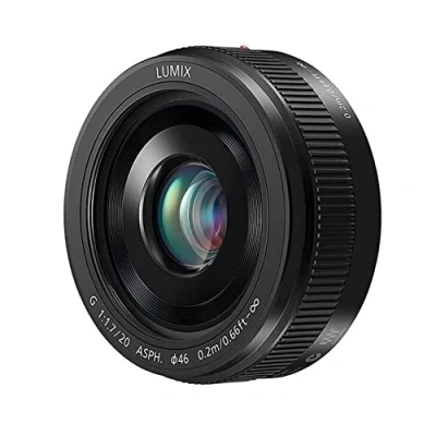 Bild av Panasonic H H020A 20mm Kompakt och lätt systemobjektiv för Lumix G serien, svart