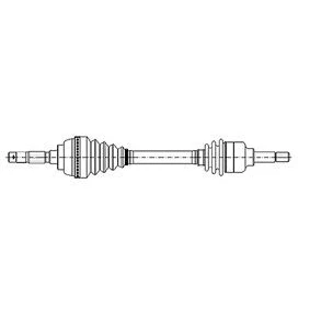 Bild av METELLI 17 0852 Arbre de transmission 590 79 OPEL: Astra H GTC, Zafira B, 3/5 portes, VAUXHALL: Mk5, Mk5 Sport Hatch