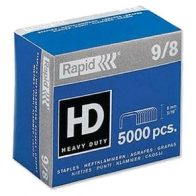 Bild av Rapid 24871000 häftklamrar 9/8 mm Super Strong, förzinkad, 5 000 stycken