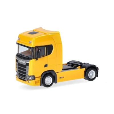 Bild av Herpa 306768 005 H0 Lastbiler model Scania Cs 20 HD, ginstergul