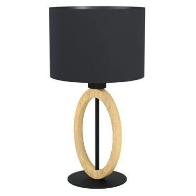 Bild av EGLO BASILDON 1 table lamp black/wood