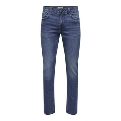 Bild av ONLY &amp; SONS Onsloom Slim Wb 2534 PIM DNM Noos, Tvättad svart, 29W / 34L