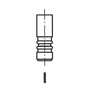 Bild av FRECCIA R6001/RCR soupape d&#039;Échappement 24,5 Tige de chromée FORD: Focus Mk1 3/5 portes, Break, Berline