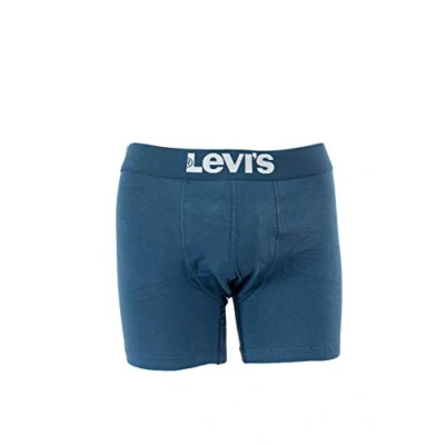 Bild av Levi&#039;s Levis Män Solid Basic Boxer 2 pack boxershorts (2 pack), indigo, S