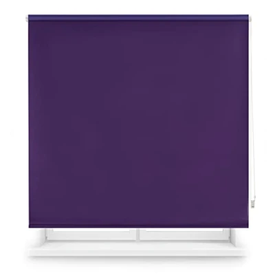 Bild av INTERBLIND Premium slät ogenomskinlig rullgardin storlek 140 x 230 cm bredd och höjd tygmått 137 225 värmeisolering av ljus, kyla värme