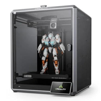 Bild av Creality K1 Max 3D skrivare, max. 600 mm/s höghastighets3D skrivare med automatisk utjämning, dubbel kylning, intelligent KI funktion och klar att använda, utskriftsstorlek 300 x mm