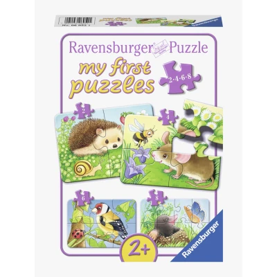 Bild av Ravensburger Pussel Skogsdjur 2, 4, 6 &amp; 8 Bitar