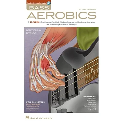 Bild av Bass Aerobics: A 52 Week, One Exercise Per Week Workout Program for Developing, Improving, and Maintaining Guitar Technique