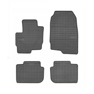 Bild av FROGUM 0484 Ensemble de tapis sol Caoutchouc avant et arrière 4 noir Sur mesure