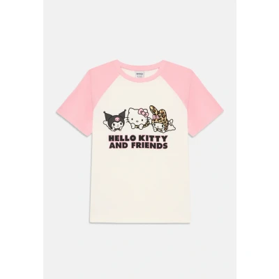 Bild av Lindex Hello Kitty Tshirt med print för barn, Storlek: 134/140, Off white