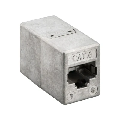 Bild av Pro RJ45 Modular coupler CAT 6 Silver