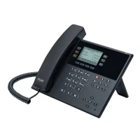 Bild av Auerswald COMfortel D 210 VoIP telefon med nummerpresentation 3 riktad samtalsförmåg SIP, RTCP, RTP, SRTP, SIPS svart