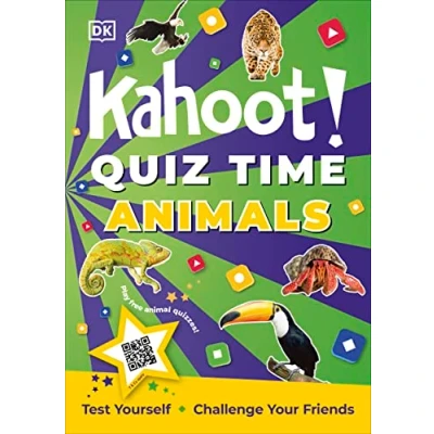 Bild av Kahoot! Quiz Time Animals: 250 Trivia Questions (with QR Codes Inside for 150 Interactive Bonus Questions) Educational Kids Book