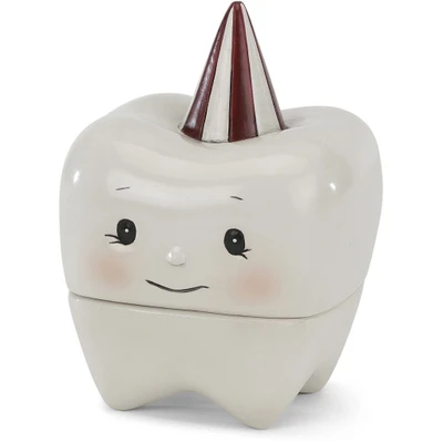 Bild av Konges Sløjd TOOTH BOX Förvaringslåda för barn OFF WHITE Height: 9 cm
