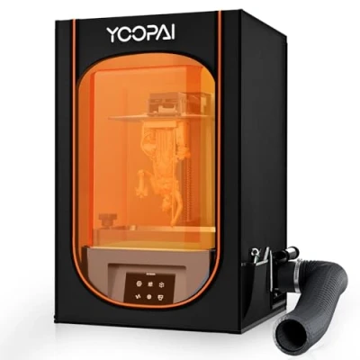 Bild av YOOPAI Resin 3D skrivarfodral med ventilation, multifunktionellt skrivarskydd eliminerar lukter dammtät isolering buller för Creality Anycubic Elegoo Series LCD SLA DLP skrivare