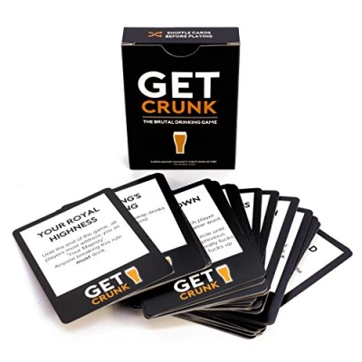 Bild av Get Crunk Brutal Card Drinking Game för studenter, före drycker, svensexor och möhippor. Du kommer att missbrukas!
