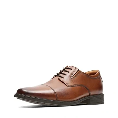 Bild av Clarks Tilden keps herr Derbys, brunt mörkt läder, 42 EU