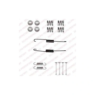 Bild av DELPHI LY1353 Kit d&#039;accessoires, mâchoire de frein TOYOTA: HILUX 4 Pick up, Yaris II 3/5 portes, III portes