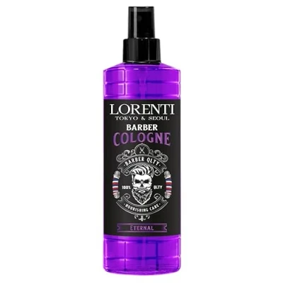 Bild av LORENTI TOKYO &amp; SEOUL Barber Cologne 400 ml ETERNAL After Shave Spray för män Herrrakning doftvatten Eau de med praktisk pumpdispenser Uppfriskande och närande EDC