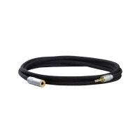 Bild av Dynavox 207378 Audio Forlængerkabel [1x Jacktilslutning 3,5 mm 1x Jackstik mm] 1.50 m Sort