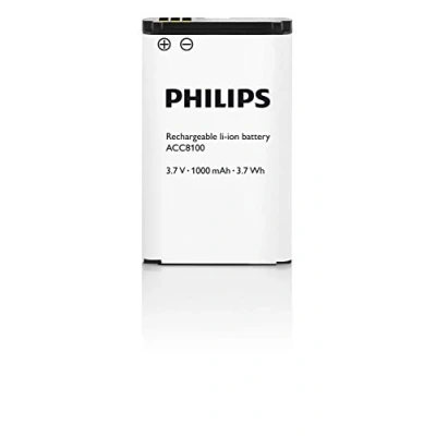 Bild av Philips ACC8100, Batteri, Litium Ion (Li Ion), 1000 mAh, 3,7 V, wh, Cd (kadmium), Hg (kvicksilver), Pb (bly)