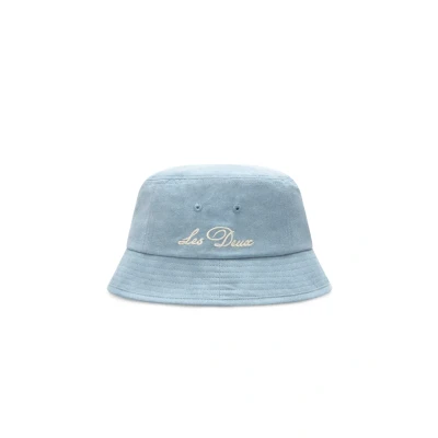 Bild av Les Deux Washed Bucket HAT Unisex Hatt, Storlek: One Size, denim blue