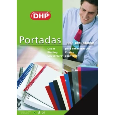 Bild av Förpackning med 100 omslag för bindning av PVC, Opaca, A4 format, 0,18 mm tjock, svart