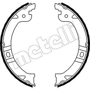 Bild av Bromsbackar, sats, parkeringsbroms METELLI 53 0027