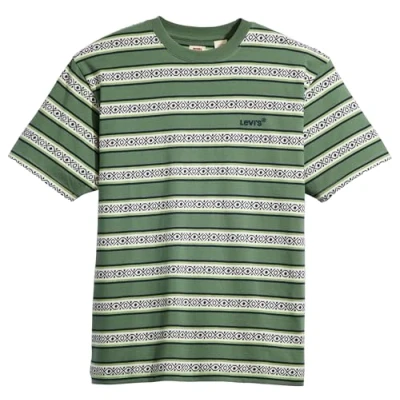 Bild av Levi&#039;s TAB Vintage TEE Tshirt bas, Storlek: XL, Otis geo stripe dark forest