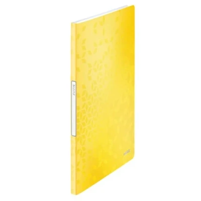 Bild av Leitz WOW Demopärm, A4, 20 fickor, rymmer 40 ark, gul, 46310016